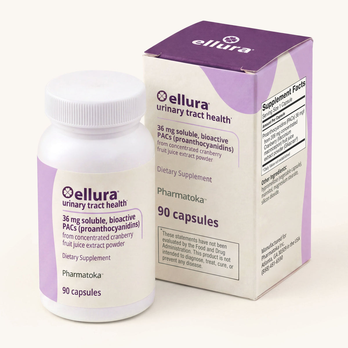 ellura 90 capsules bottle and box